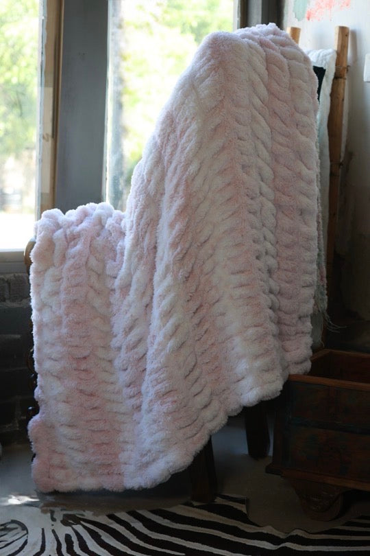 The Rosewater Lynx Milan Blanket