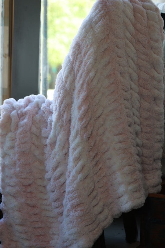 The Rosewater Lynx Milan Blanket