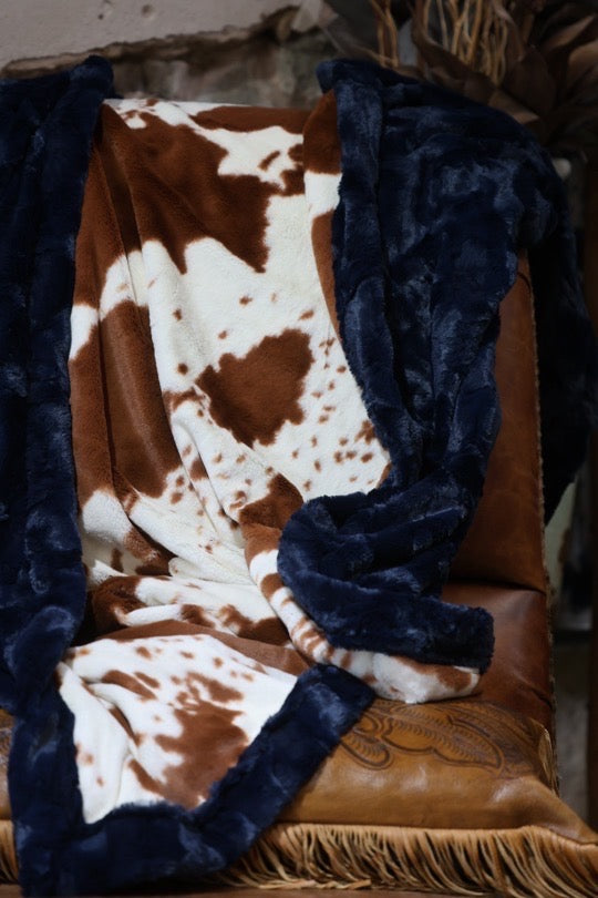 The Blue Bridle Blanket