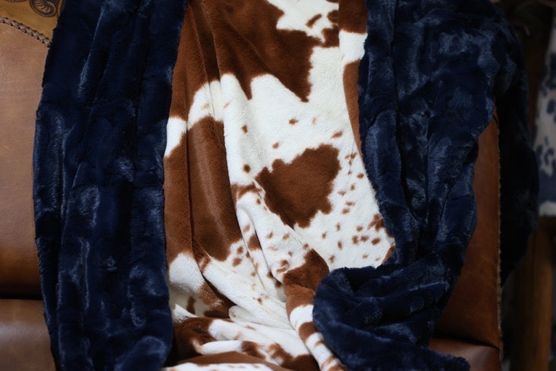 The Blue Bridle Blanket
