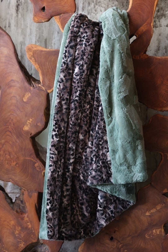 The Forest Feline Blanket
