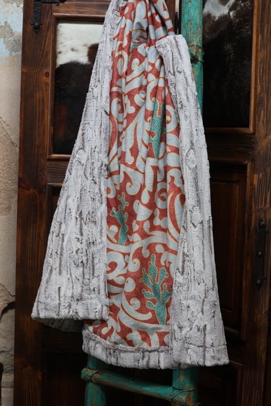 The Frosted Cactus Blanket