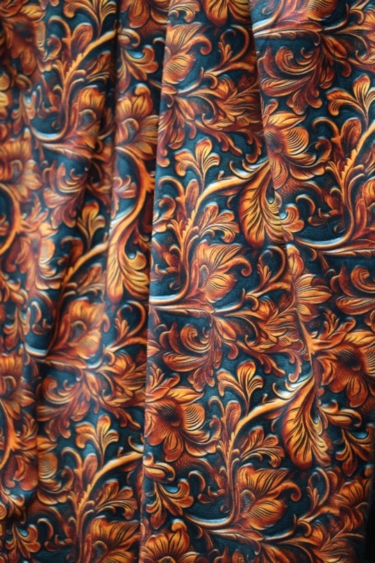 The Fancy Tooled Leather Blanket