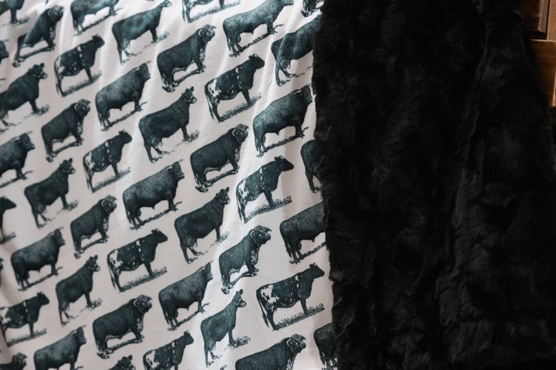 The Tuxedo Cattle Blanket