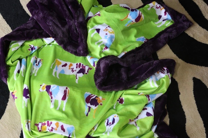 The Violet Pastures Blanket