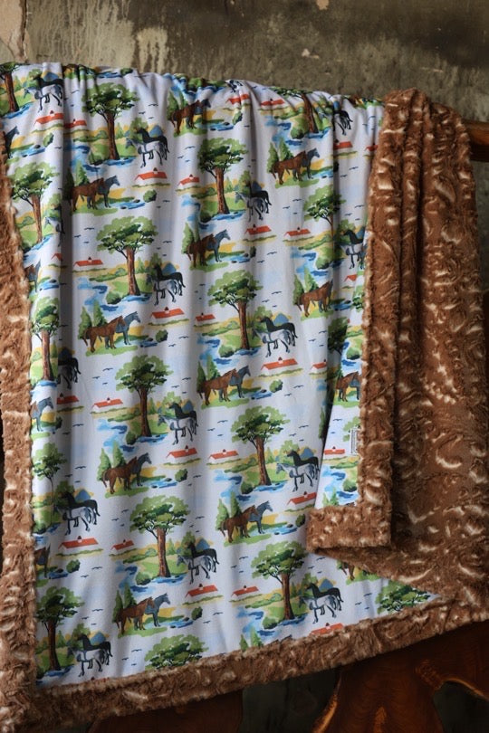 The Painted Pastures Blanket
