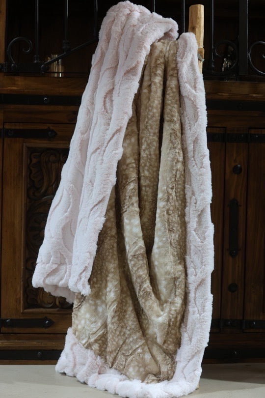 The Blushing Fawn Blanket