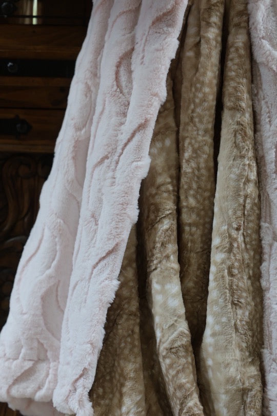 The Blushing Fawn Blanket