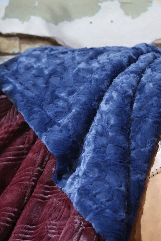 The Navy Cabernet Blanket