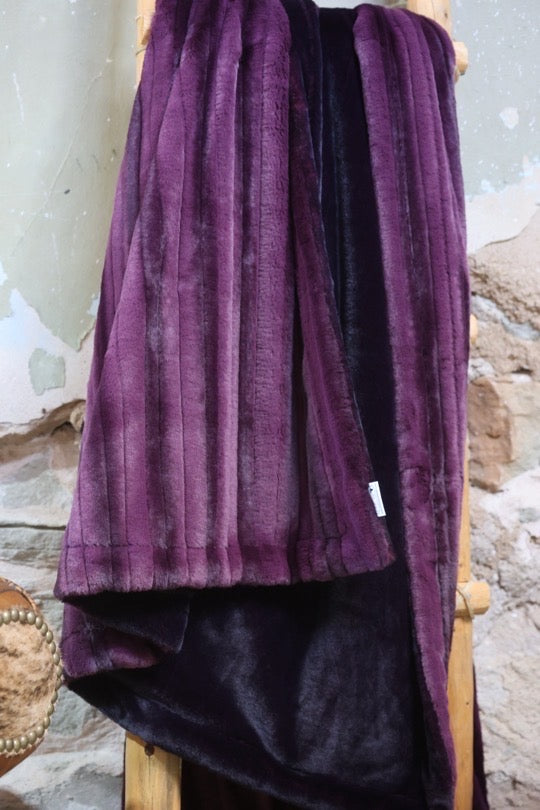 The Mulberry Velvet Blanket