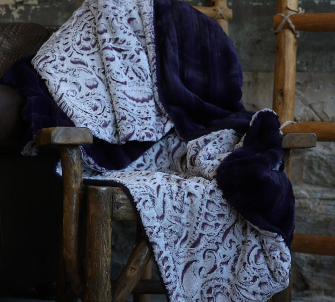 The Red Roan Romance Blanket