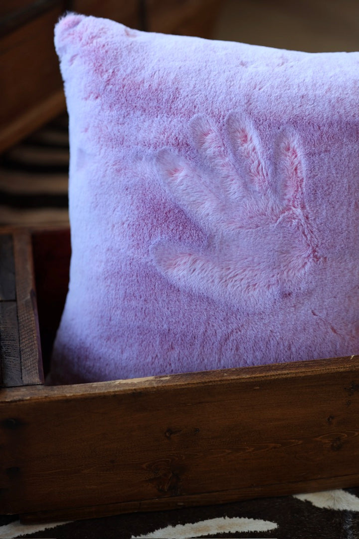 Boot Stitch Pillow | Pink with Unicorn Frost Seal