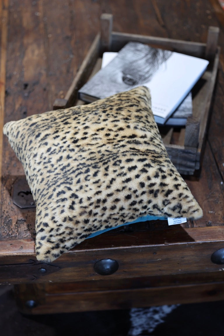 Boot Stitch Pillow | Spruce with Camel Savanna
