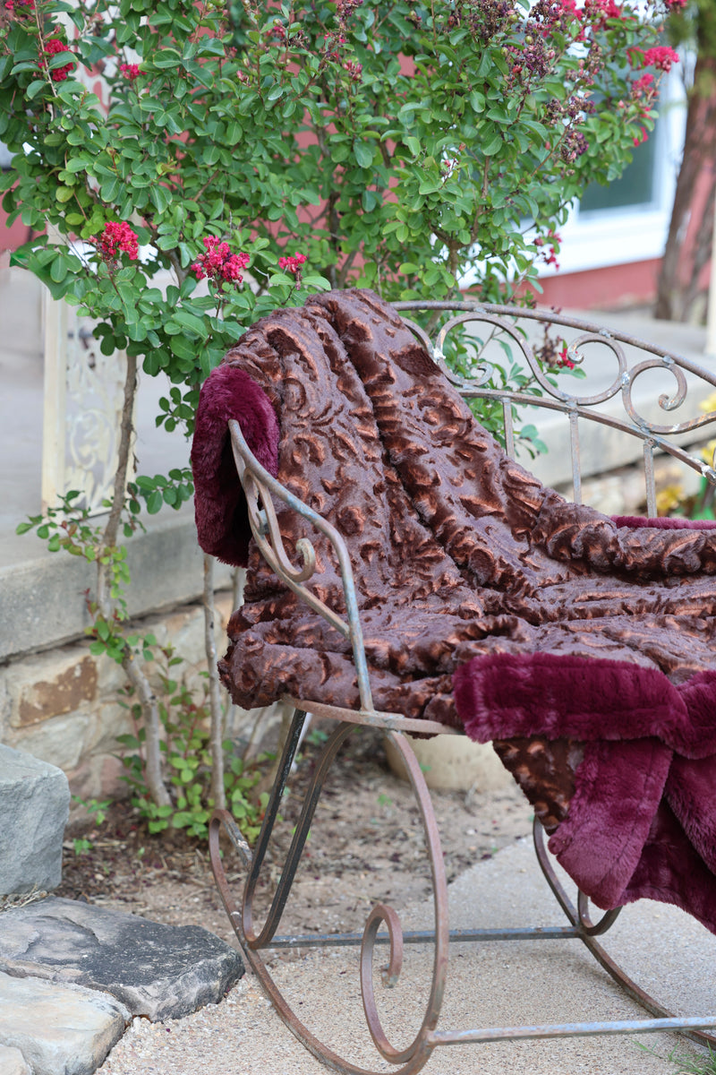 The Autumn Cherry Blanket- RTS