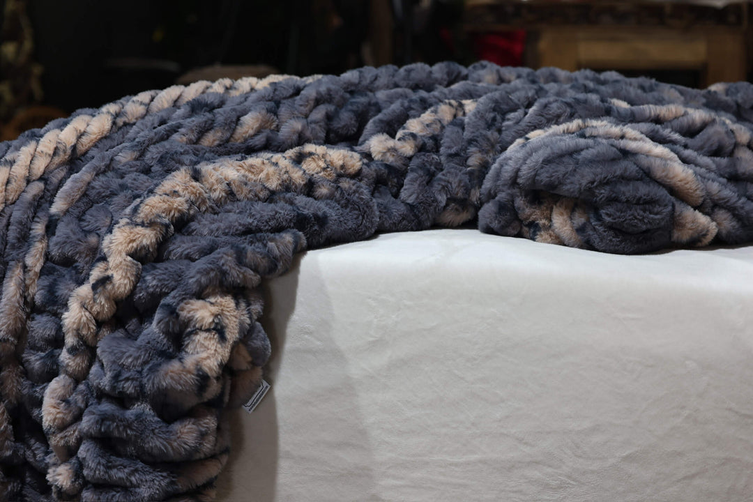 The Lynx Medallion Milan Blanket