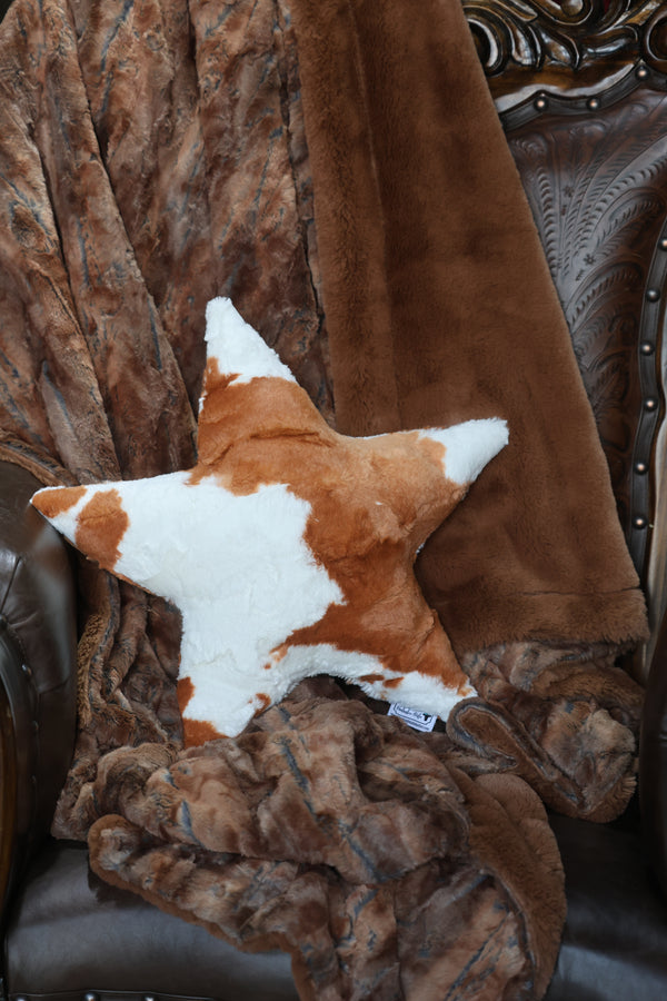 The Penny Calf Star Pillow-RTS