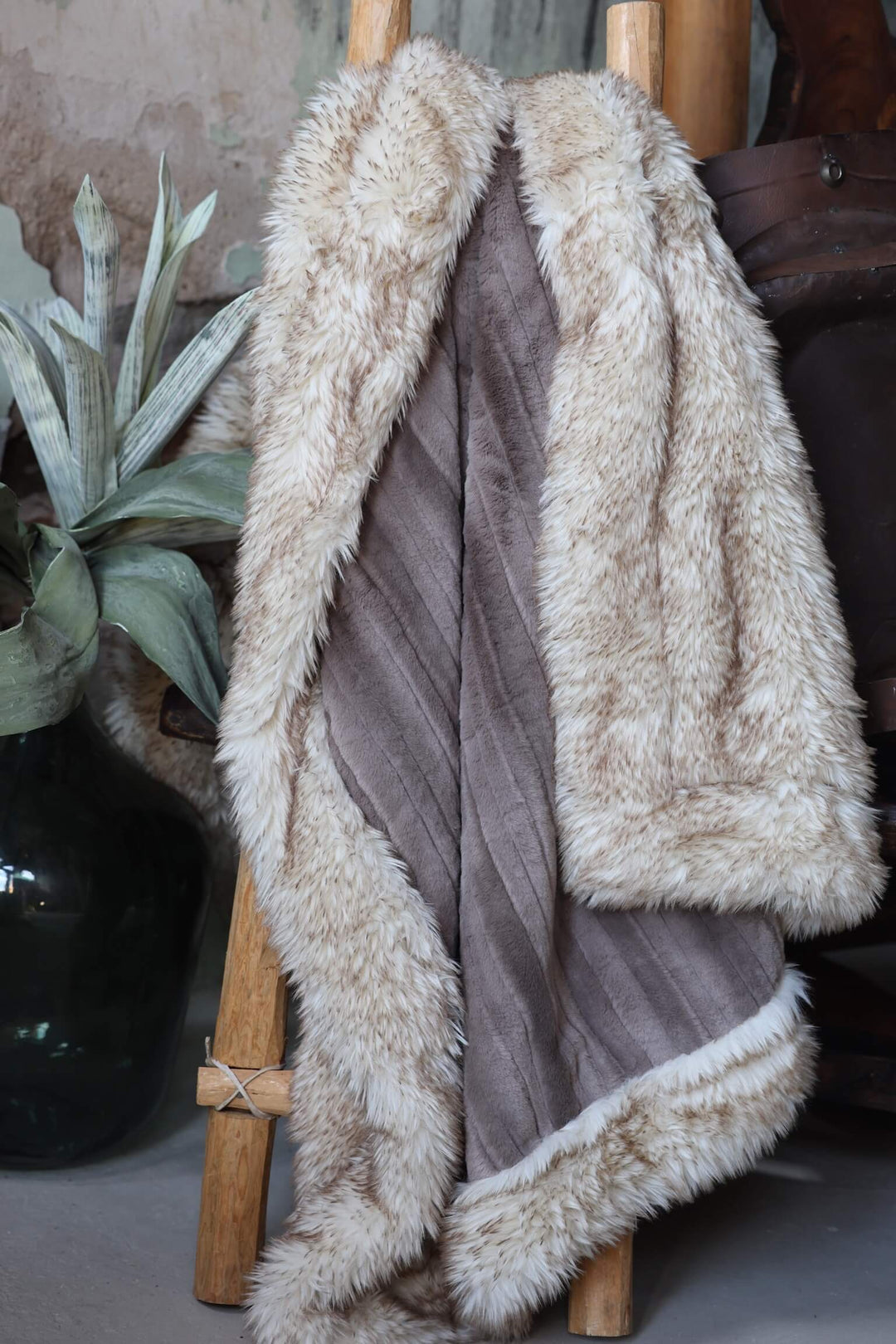 The Taupe Teddy Blanket