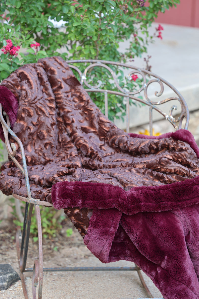 The Autumn Cherry Blanket- RTS