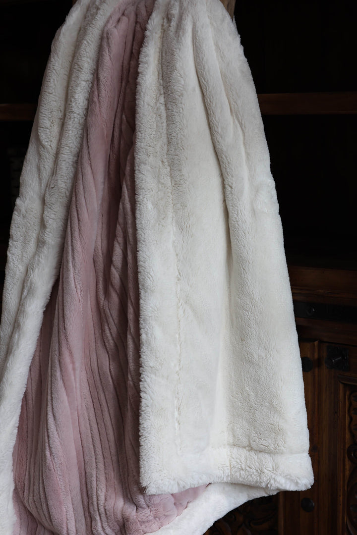 The Blushing Snow Petal Blanket