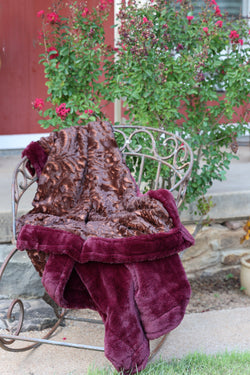 The Autumn Cherry Blanket- RTS