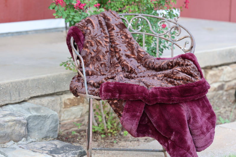 The Autumn Cherry Blanket- RTS