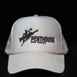 Penthouse Pro Rodeo: Khaki/ Tan Trucker Hat