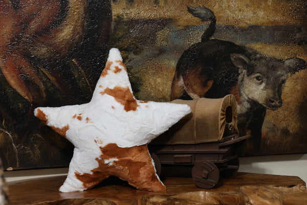 The Penny Calf Star Pillow-RTS