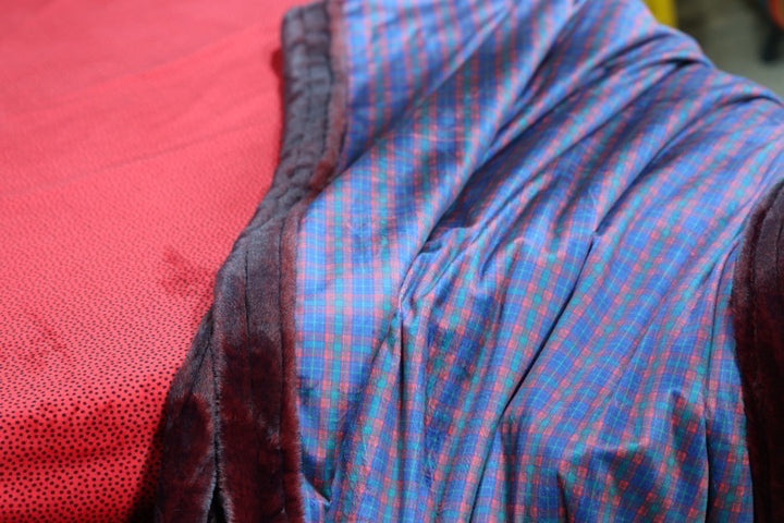 The Cherry Plaid Blanket