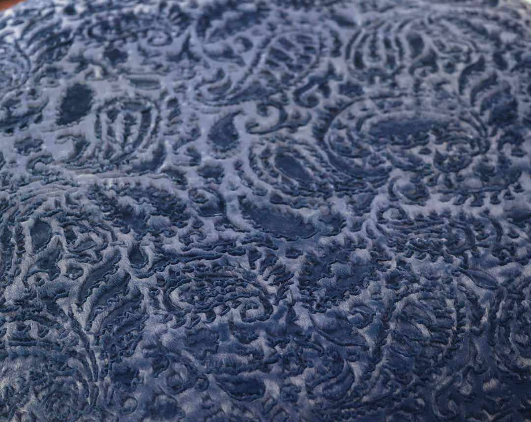 The Navy Paisley Blanket