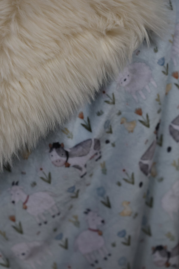 The Mini Springtime Farm Blanket- RTS