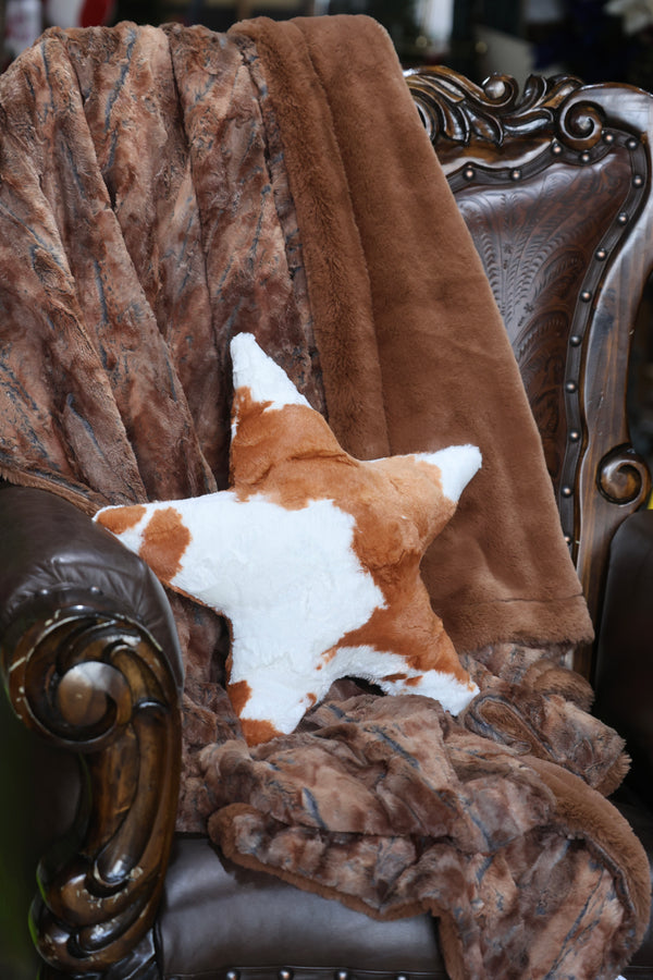 The Penny Calf Star Pillow-RTS
