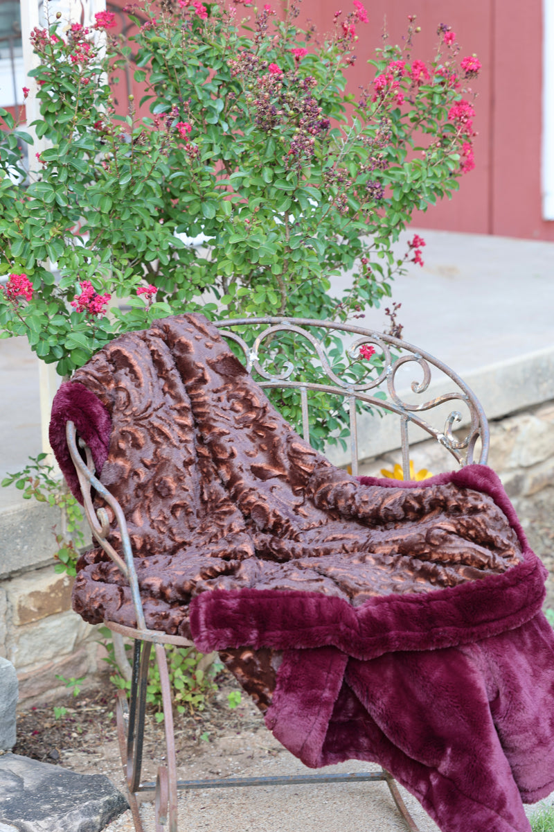 The Autumn Cherry Blanket- RTS
