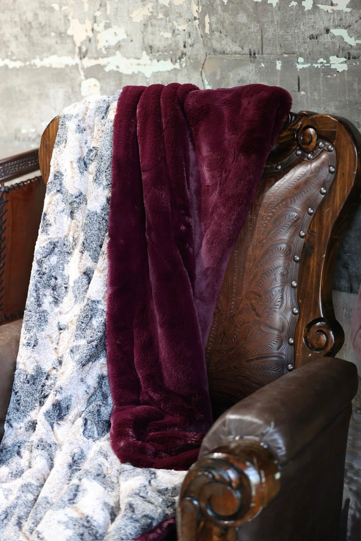 The Black Cherry Mocha Blanket