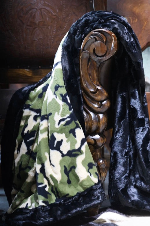 The Blackout Camo Blanket