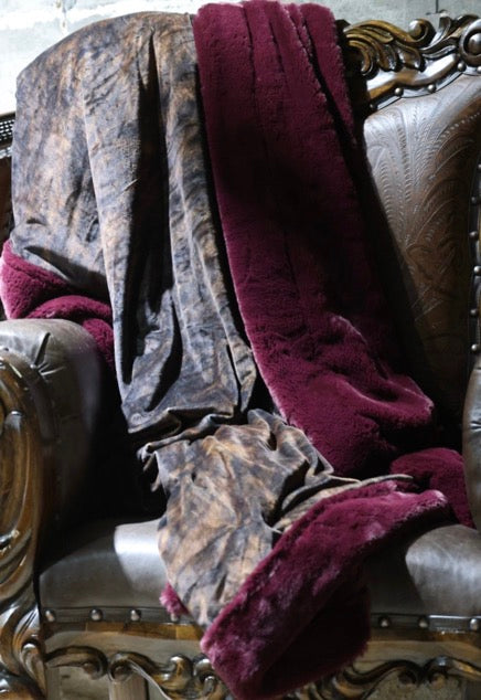 The Cherry Brindle Blanket