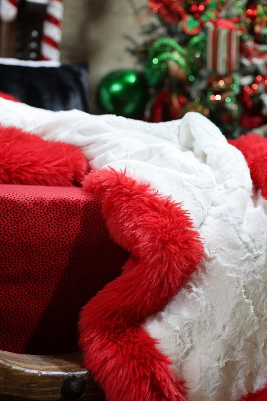 The Crimson & Cream Blanket