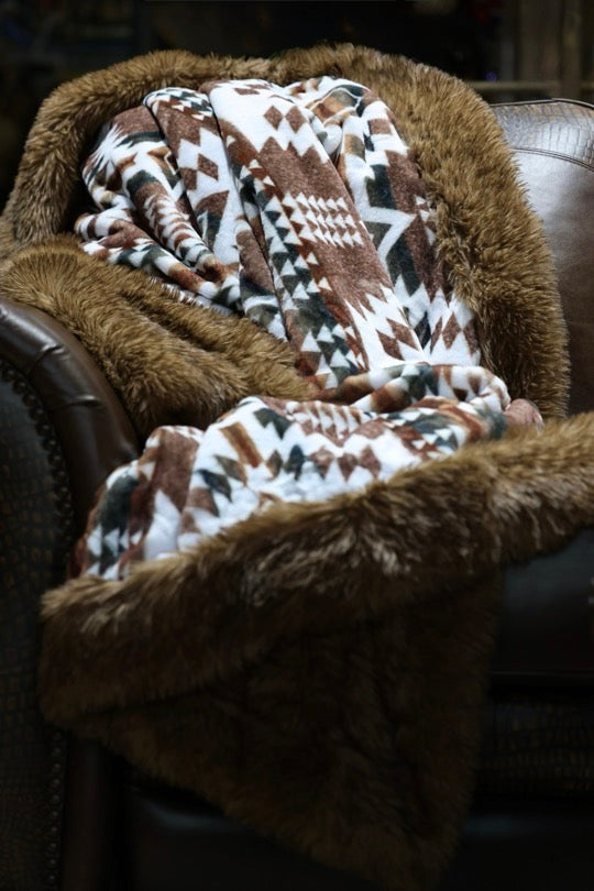 The Grizzly Woodland Blanket