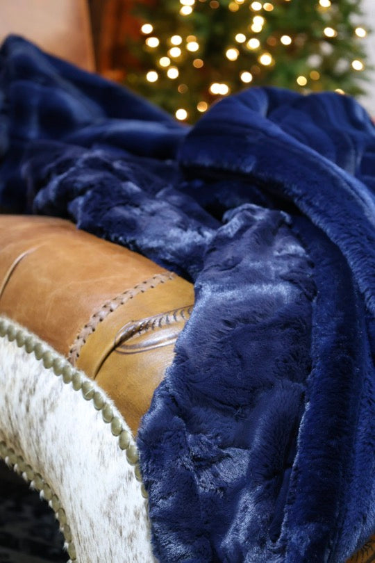 The Ink & Navy Blanket