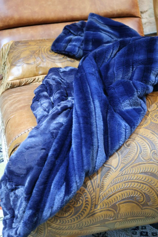 The Ink & Navy Blanket