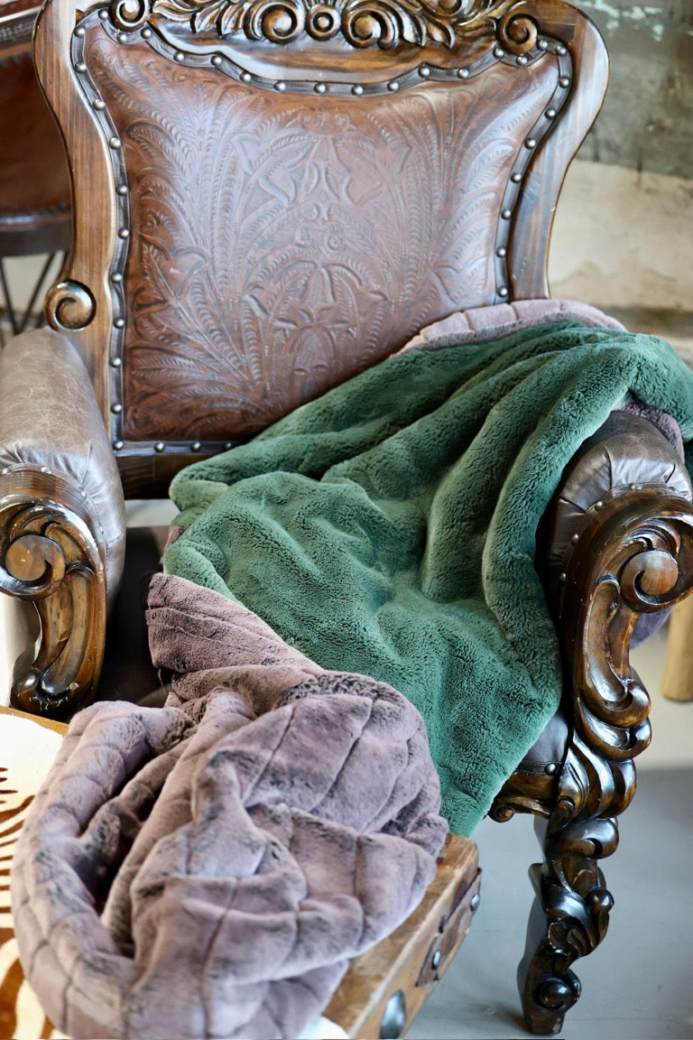 The Loden Cocoa Blanket