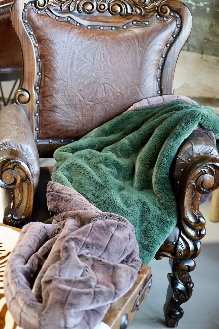 The Loden Cocoa Blanket