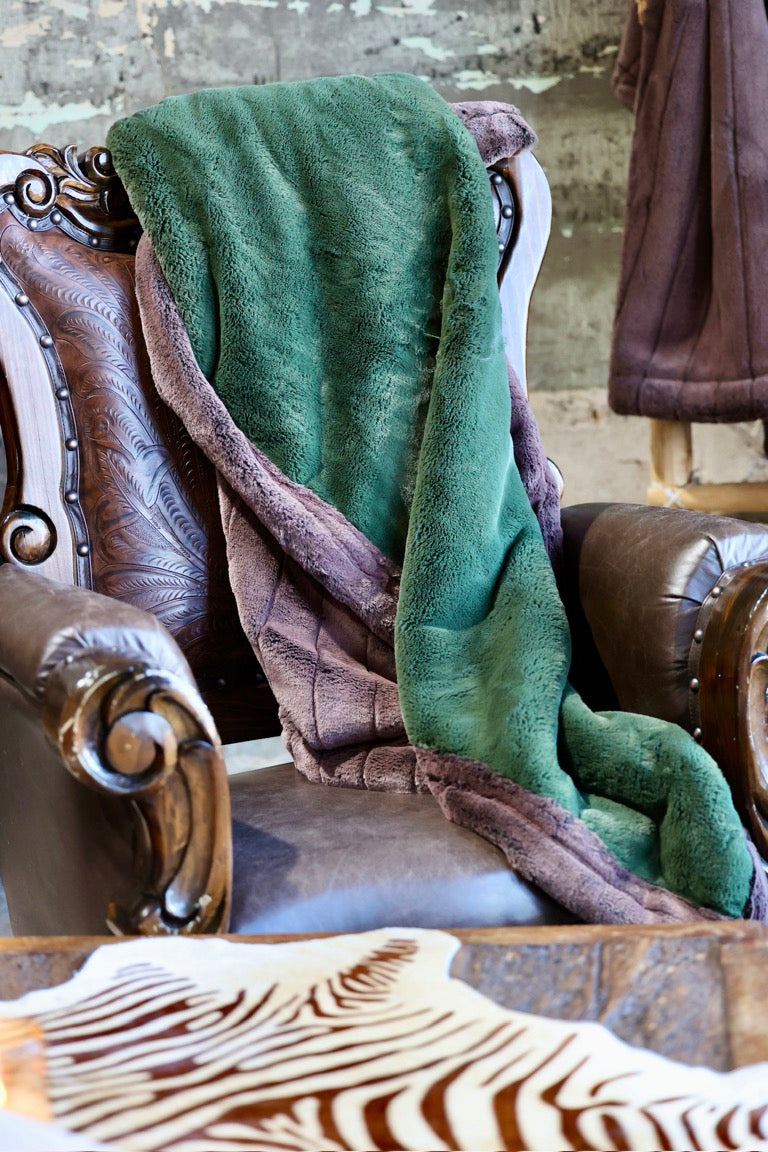 The Loden Cocoa Blanket