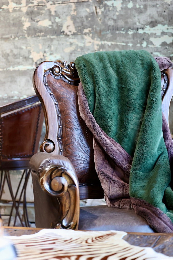 The Loden Cocoa Blanket