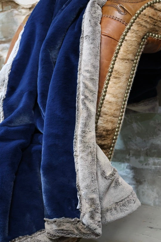 The Navy Cocoa Blanket