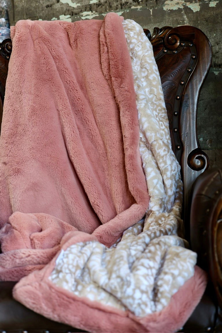 The Peach Biscotti Blanket